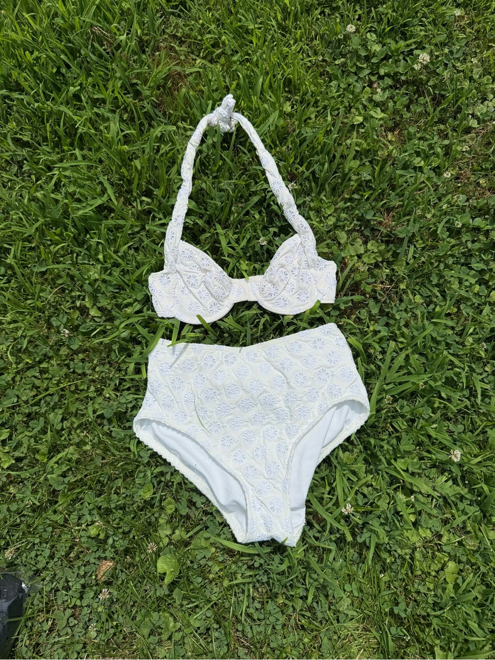 kate spade White Eyelet Bikini